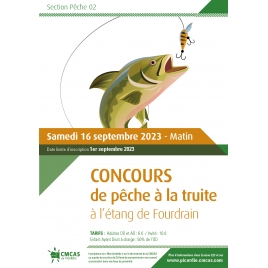 AISNE - CONCOURS DE PECHE A LA TRUITE A L'ETANG DE FOUDAIN