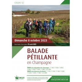 AISNE - BALADE PÉTILLANTE MILLÉSIME 2023 EN CHAMPAGNE