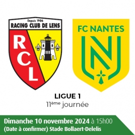 AISNE - MATCH DE FOOTBALL LENS/NANTES