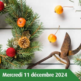 AISNE -  FABRICATION DE COURONNES DE NOËL à DEUILLET