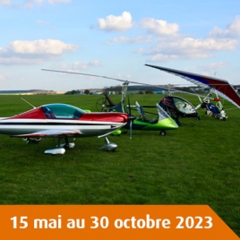 FORFAITS DÉCOUVERTE : ULM, Autogire, Multiaxes, Pendulaire et Hélicoptère Classe 6 à Amiens/Glisy